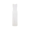 Crochet Plunge Maxi Dress - Ivory