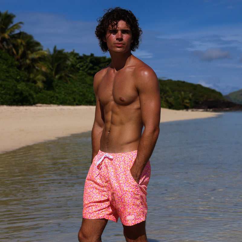 Men's Swim Trunks - Sherbet Shimmer