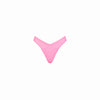 Y Cheeky Bikini Bottom - Taffy Pink Ribbed