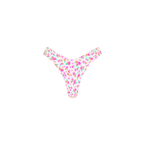 Y Cheeky Bikini Bottom - Flamingo Flora