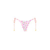 Thong Tie Side Bikini Bottom - Flamingo Flora