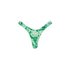 Retro Y Thong Bikini Bottom - Emerald Tides