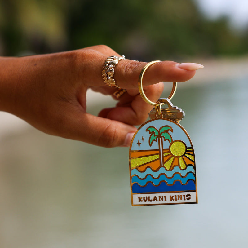 Keychain - Sunrise Blue