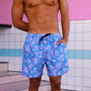 Men's Swim Trunks - Lilac Moon