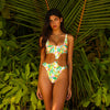 Retro Ring Cheeky One Piece - Golden Hour