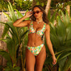 High Leg Full Vintage Bikini Bottom - Golden Hour