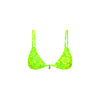 Twin Strap Bralette Bikini Top - Aloha Lime