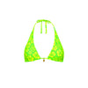 Bind Tie Halter Bikini Top - Aloha Lime