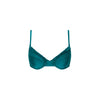 Double Ruffle Underwire Bikini Top - Cenote