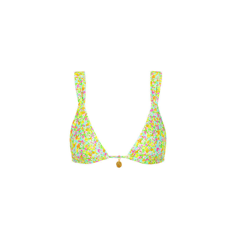 Slide Bralette Bikini Top - Wild Flower