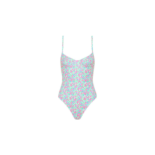 Underwire Cheeky One Piece - Sweet Pea