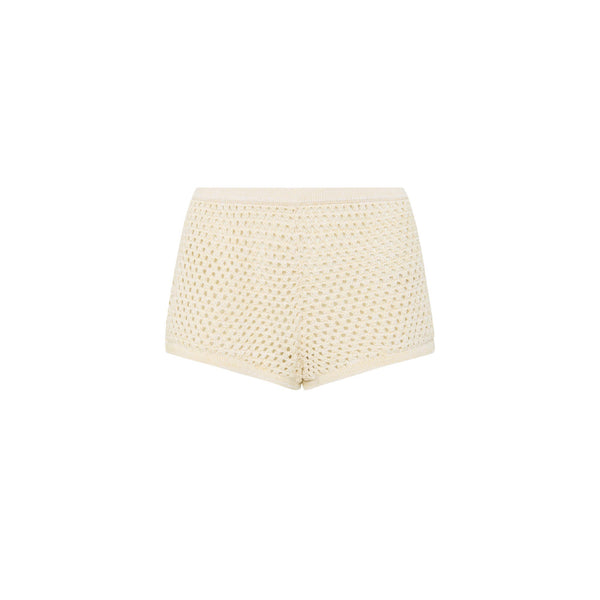 Crochet Micro Booty Short - Sand Sparkle