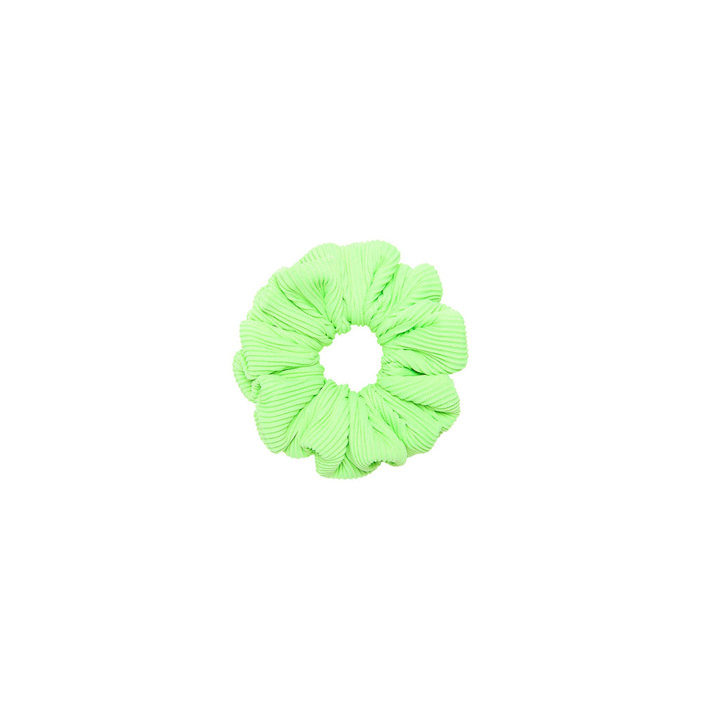 Scrunchie - Luau Lime Ribbed