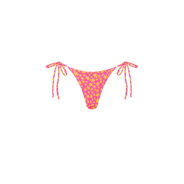 Thong Tie Side Bikini Bottom - Berry Blush