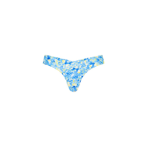 Lagoon Multi - Retro Block V Front Cheeky Bikini Bottom