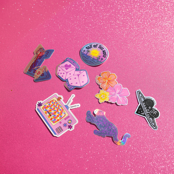 Sticker Pack - Bubblegum Galaxy