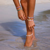 Stretch Anklet - Puka Shell