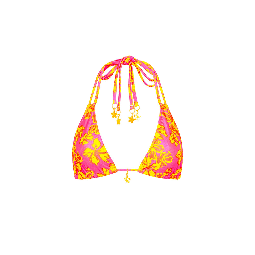 Halter Bralette Bikini Top - Pitaya Maya