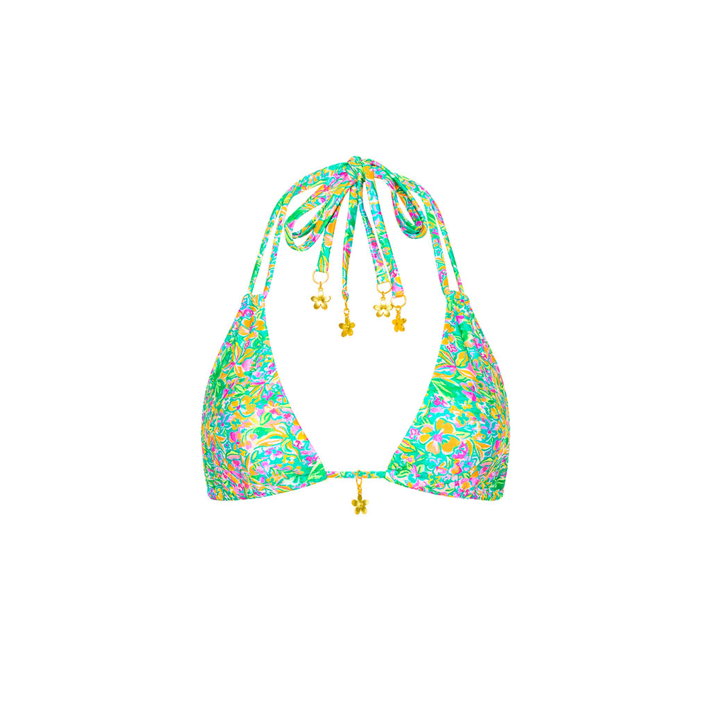 Halter Bralette Bikini Top - Spring Fling