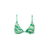 Underwire Triangle B-C Cup Bikini Top - Emerald Tides