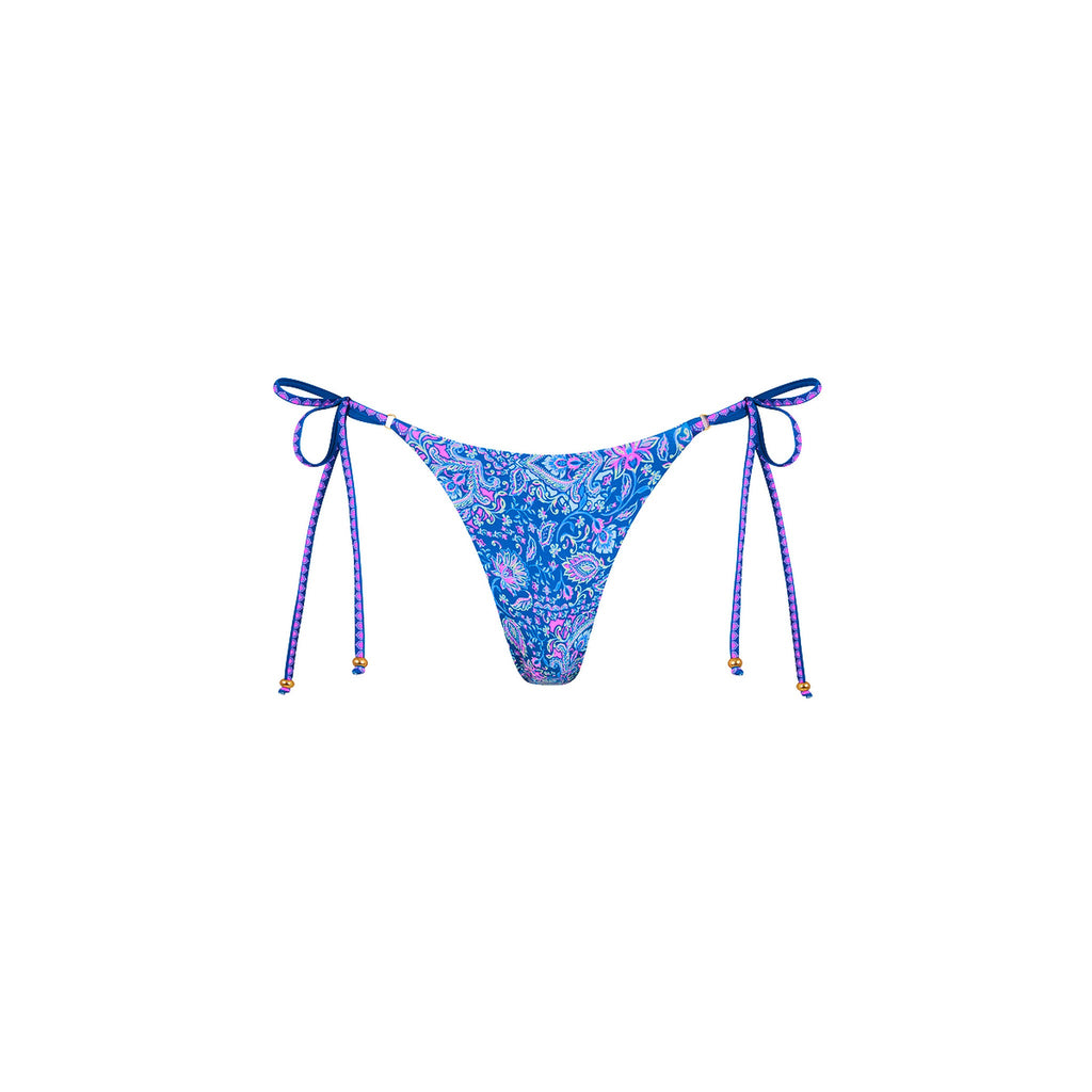 Thong Tie Side Bikini Bottom - Lilac Moon